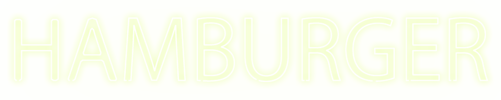 ハンバーガーの一覧メニュー